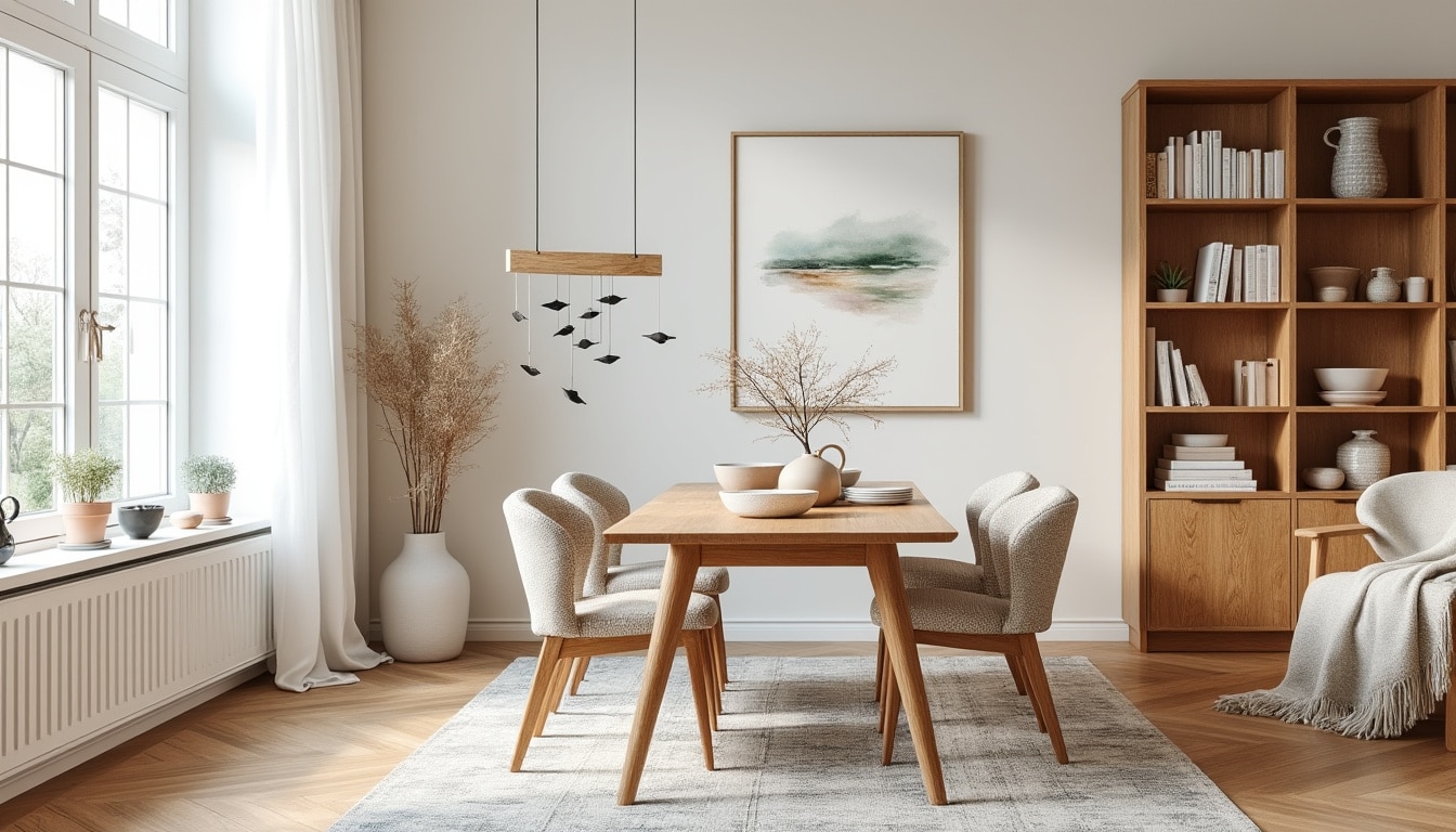 apprenez à transformer votre salle à manger en un espace élégant et accueillant grâce à des astuces et des conseils pour réaliser une décoration scandinave. explorez les éléments clés de ce style minimaliste, alliant confort et fonctionnalité, pour créer une ambiance chaleureuse et moderne.