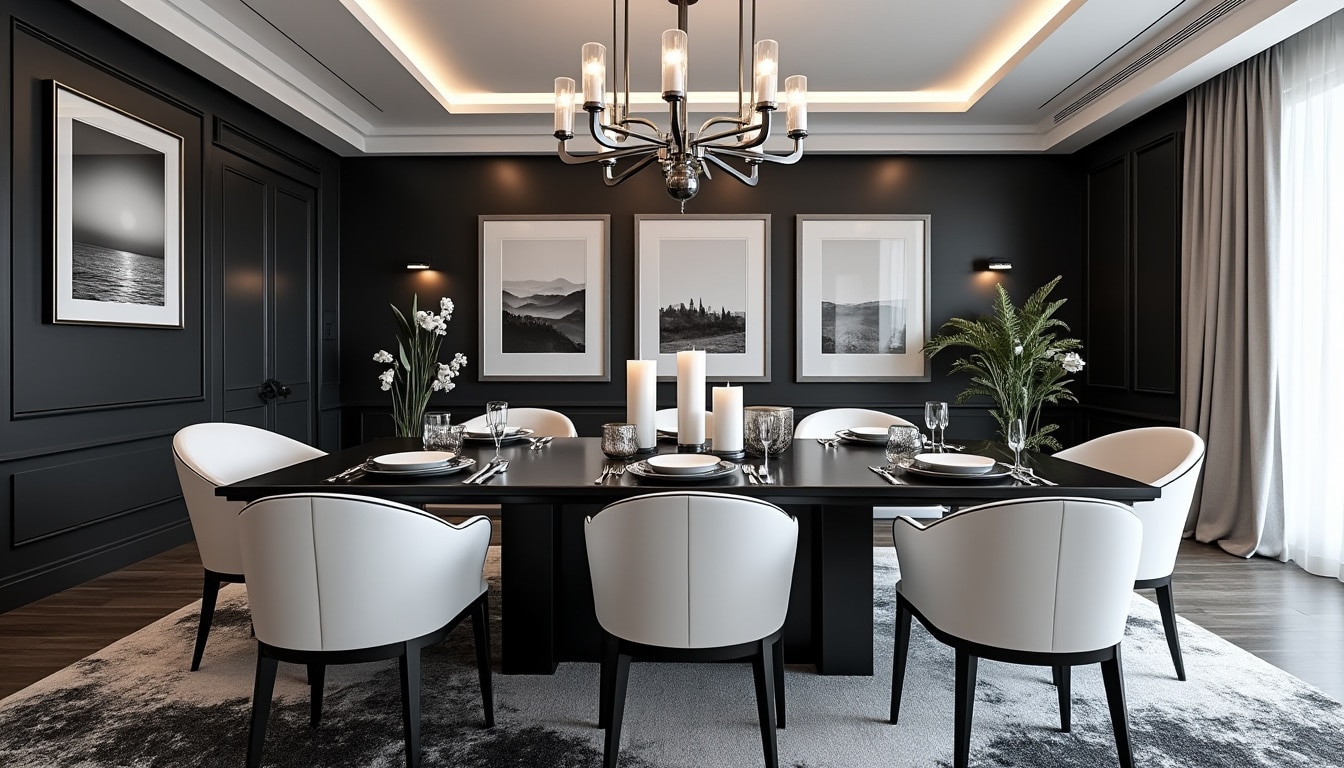 découvrez nos conseils pratiques pour réussir une décoration élégante et moderne de votre salle à manger en noir et blanc. transformez votre espace avec des astuces de design, des choix de mobilier et des idées d'agencement pour un rendu chic et harmonieux.