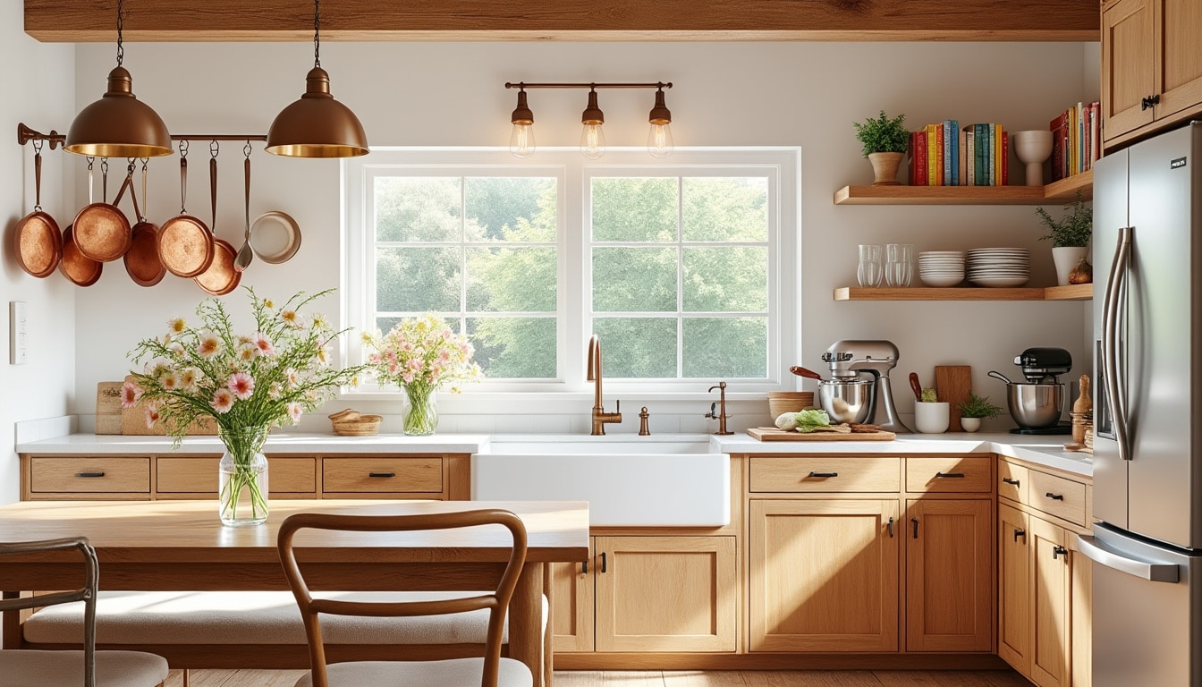 découvrez comment allier simplicité et élégance dans votre cuisine avec notre guide sur la décoration de cuisine campagne chic. transformez votre espace en un lieu chaleureux et accueillant, où le style rural rencontre le raffinement.