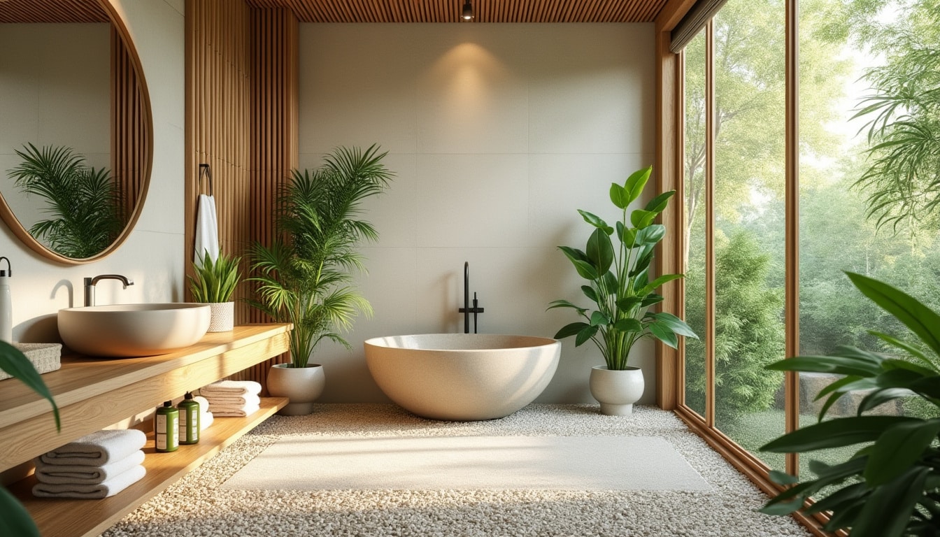 découvrez des idées créatives pour une décoration de salle de bain inspirée de la nature. transformez votre espace en un oasis de sérénité avec des matériaux naturels, des plantes vivifiantes et des couleurs apaisantes. embrassez l'harmonie entre la fonctionnalité et l'esthétique pour un environnement relaxant.