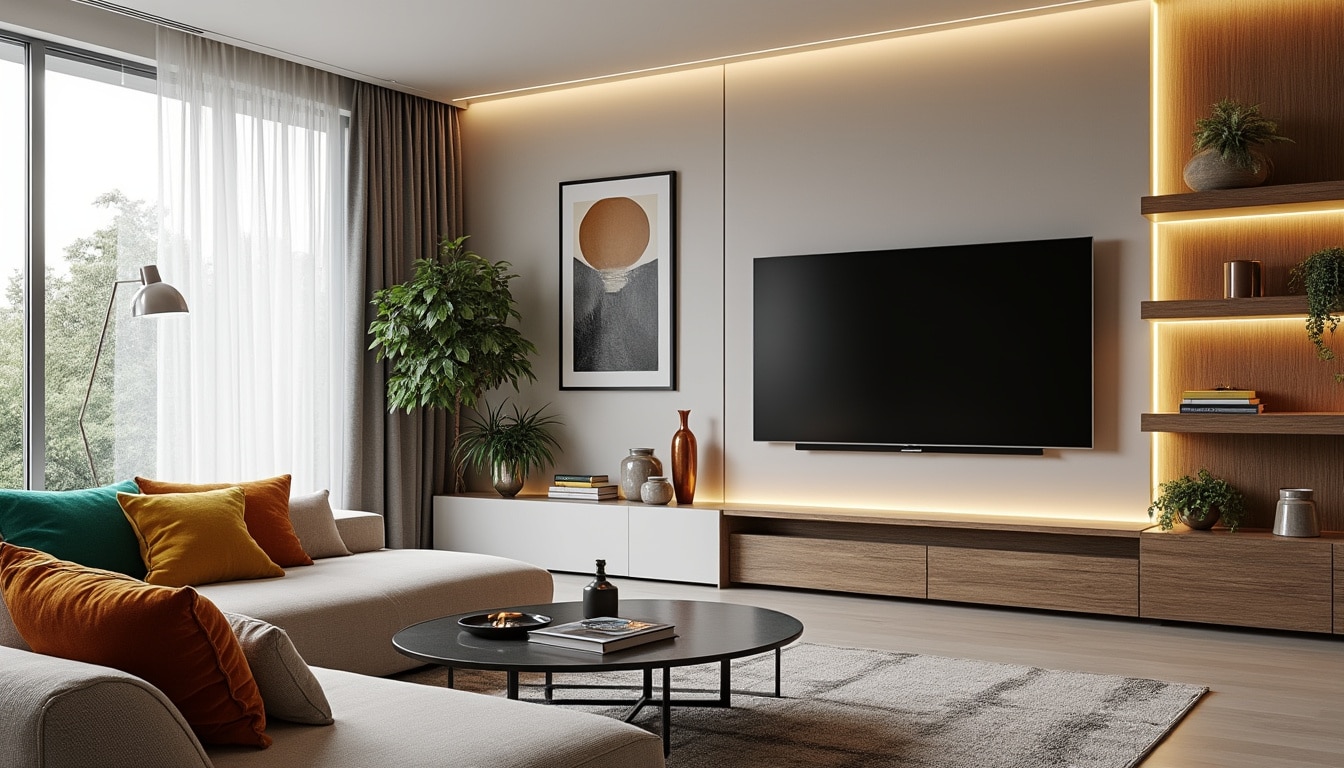 découvrez nos conseils et astuces de décoration pour aménager votre salon autour de la télévision. optimisez l'espace, choisissez les bonnes couleurs et créez une ambiance agréable tout en alliant fonctionnalité et esthétisme.