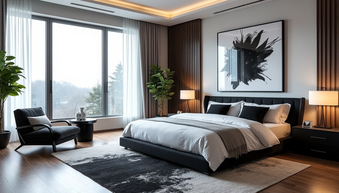 découvrez comment le noir et blanc peuvent transformer votre chambre en un havre de paix et d'élégance. explorez des astuces de décoration pour créer une ambiance apaisante, alliant simplicité et sophistication.