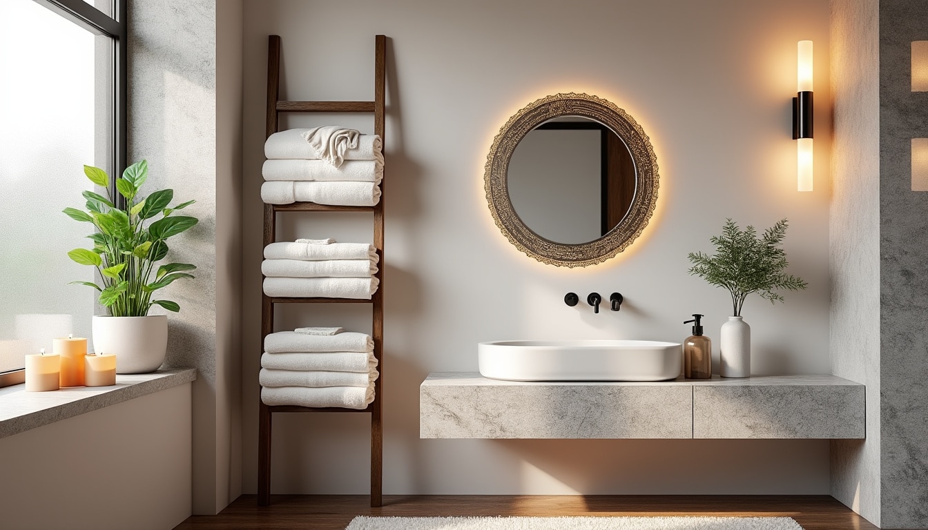 découvrez les indispensables accessoires de décoration qui transformeront votre salle de bain en un espace lumineux et accueillant. des éléments essentiels pour ajouter une touche d'élégance et de style, tout en créant une ambiance apaisante. illuminez chaque coin avec des idées tendance et pratiques.