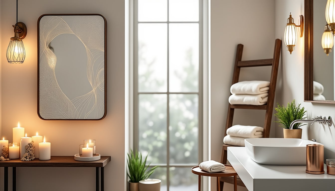 découvrez les accessoires de décoration incontournables pour transformer votre salle de bain en un espace élégant et lumineux. des idées créatives et des conseils pour harmoniser style et fonctionnalité.