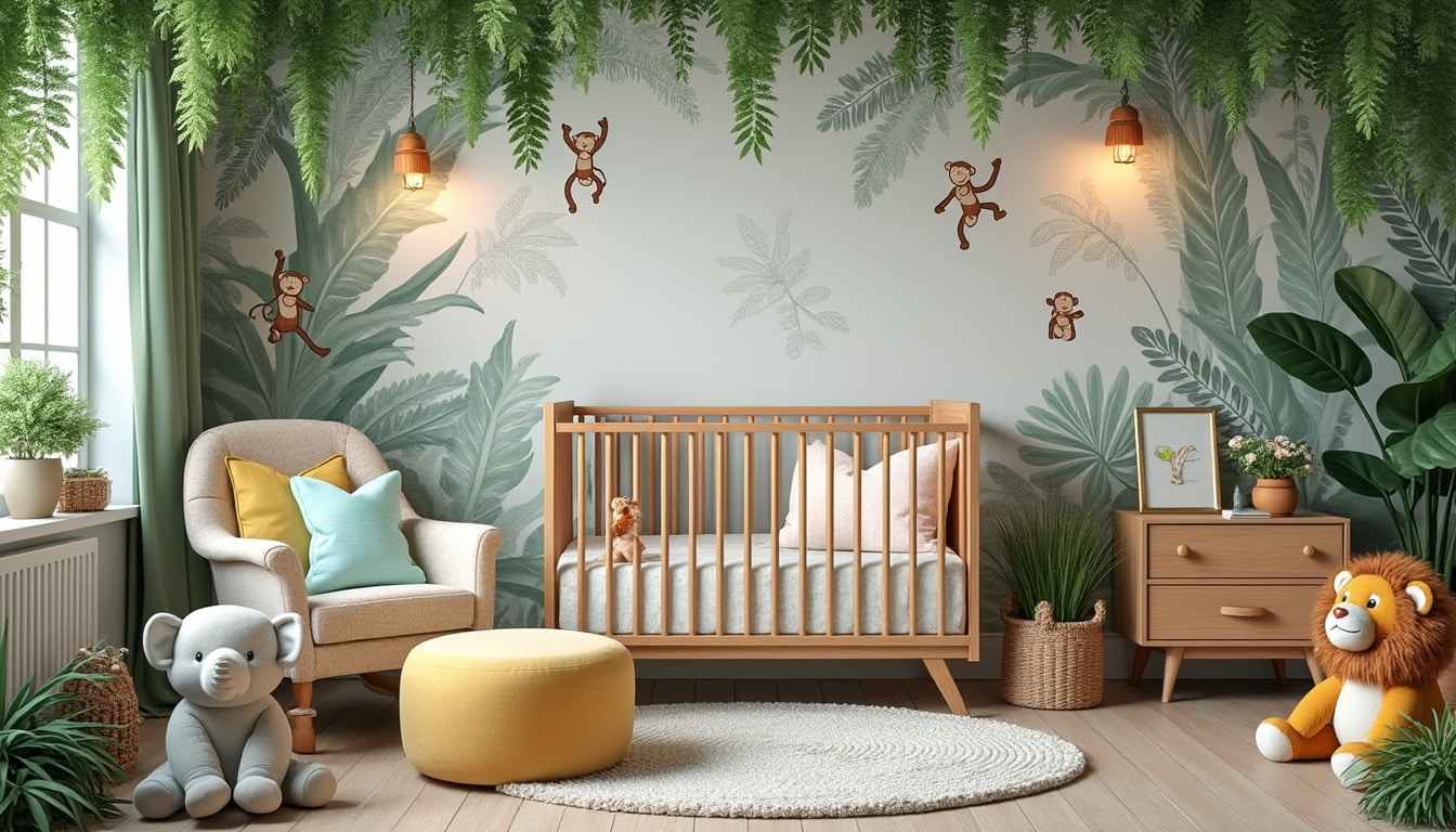 découvrez comment transformer la chambre de votre bébé en un havre de paix inspiré par la jungle. avec des couleurs douces, des éléments naturels et des décorations charmantes, créez un espace cocooning où votre petit pourra s'épanouir. plongez dans l'univers féerique de la nature pour une chambre bébée apaisante et pleine de vie.